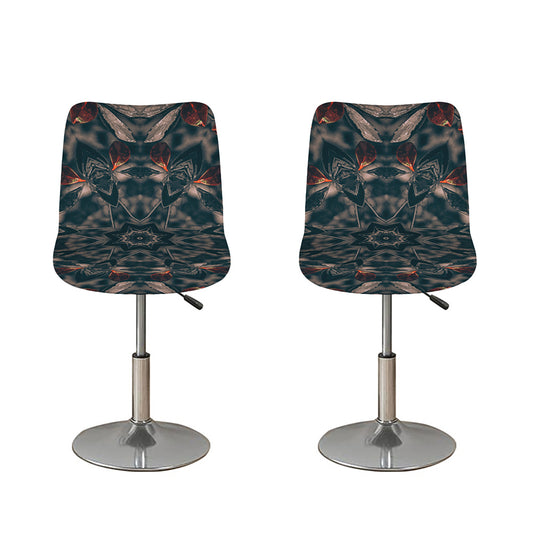 Vintage Kaleidoscope Print Bar Stool Covers