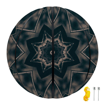 Vintage Kaleidoscope Print Basketball