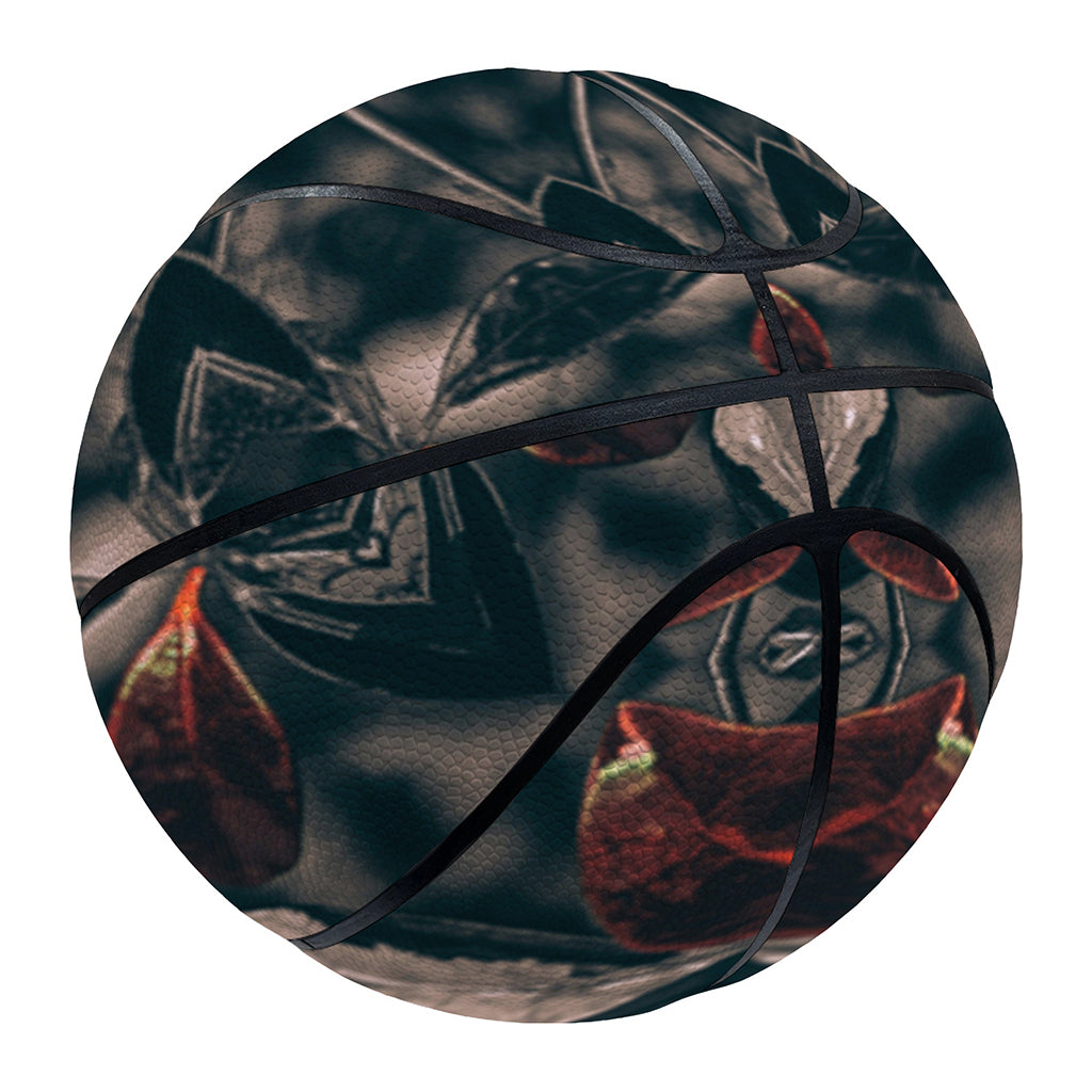 Vintage Kaleidoscope Print Basketball