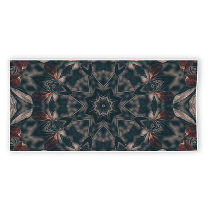 Vintage Kaleidoscope Print Beach Towel