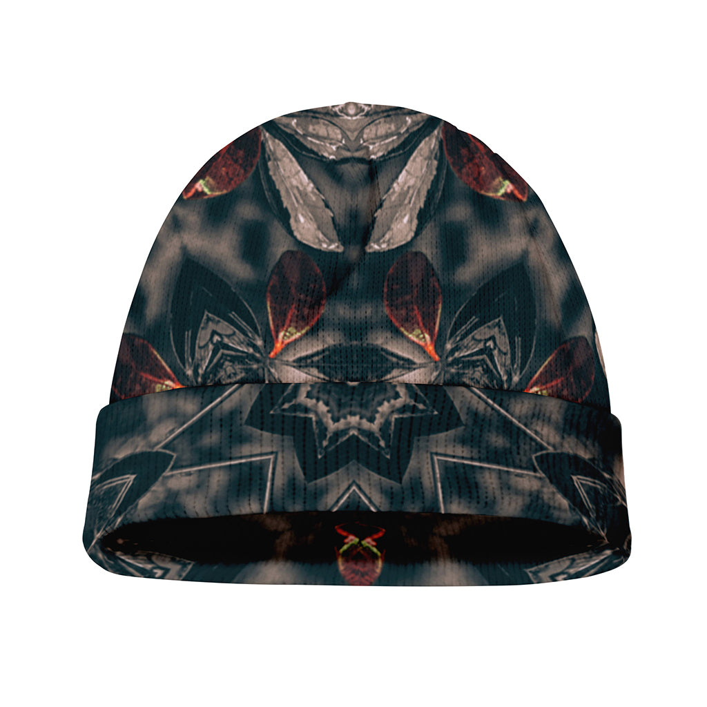 Vintage Kaleidoscope Print Beanie