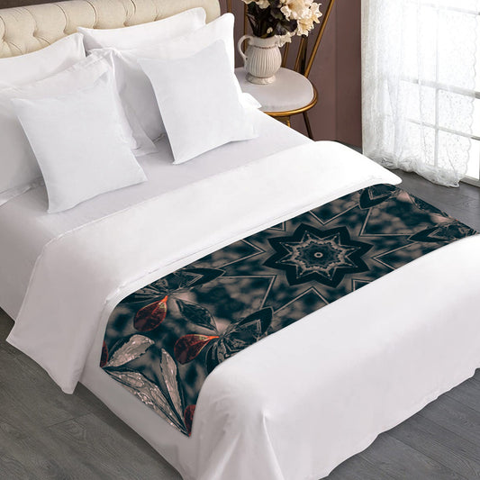 Vintage Kaleidoscope Print Bed Runner