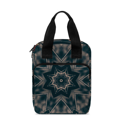 Vintage Kaleidoscope Print Bible Tote Bag
