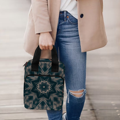 Vintage Kaleidoscope Print Bible Tote Bag