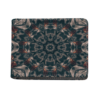 Vintage Kaleidoscope Print Bifold Wallet