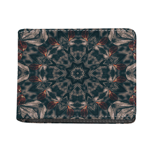 Vintage Kaleidoscope Print Bifold Wallet