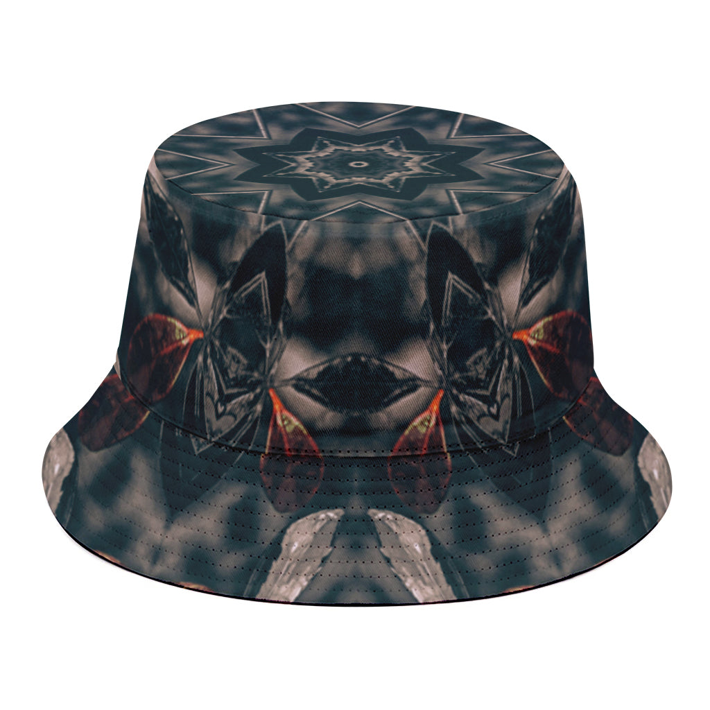 Vintage Kaleidoscope Print Bucket Hat