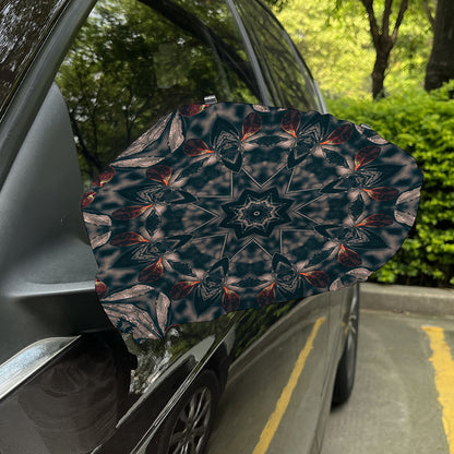 Vintage Kaleidoscope Print Car Side Mirror Covers