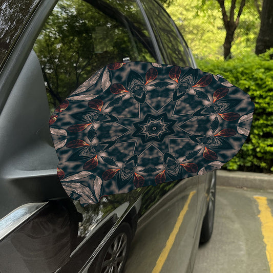 Vintage Kaleidoscope Print Car Side Mirror Covers