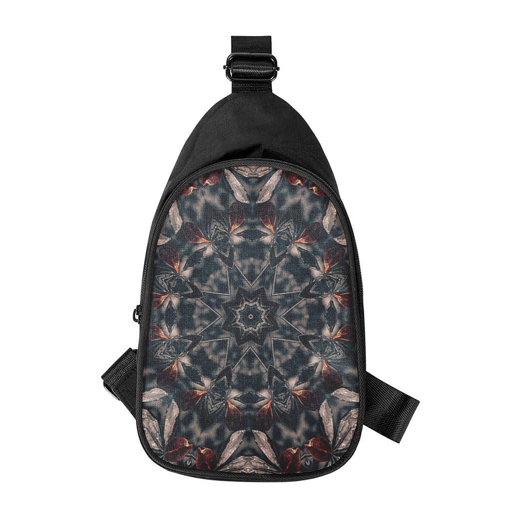 Vintage Kaleidoscope Print Chest Bag