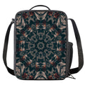 Vintage Kaleidoscope Print Crossbody Lunch Bag