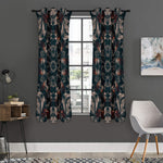 Vintage Kaleidoscope Print Curtain