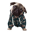 Vintage Kaleidoscope Print Dog Zip Up Hoodie