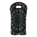 Vintage Kaleidoscope Print Double Neoprene Wine Tote