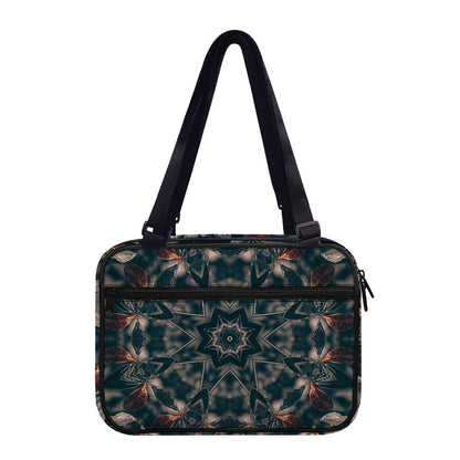 Vintage Kaleidoscope Print Double Strap Bible Bag