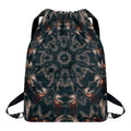 Vintage Kaleidoscope Print Drawstring Backpack