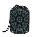 Vintage Kaleidoscope Print Drawstring Makeup Bag