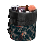 Vintage Kaleidoscope Print Drawstring Makeup Bag
