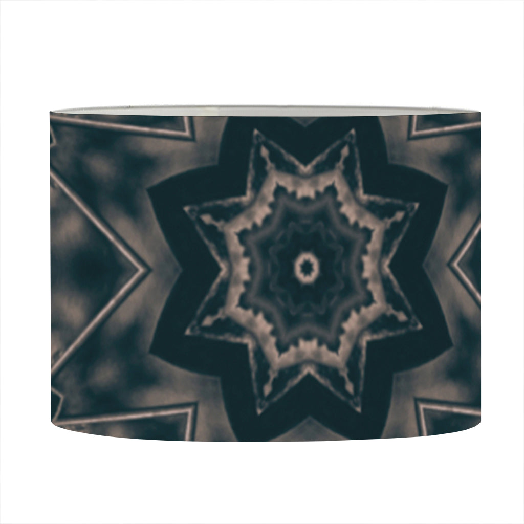 Vintage Kaleidoscope Print Drum Lamp Shade