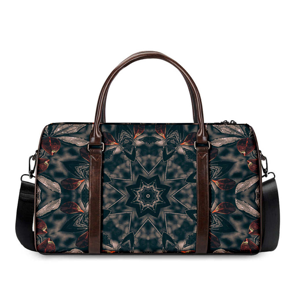 Vintage Kaleidoscope Print Duffle Bag
