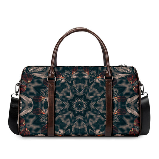 Vintage Kaleidoscope Print Duffle Bag