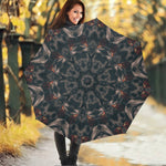 Vintage Kaleidoscope Print Foldable Umbrella