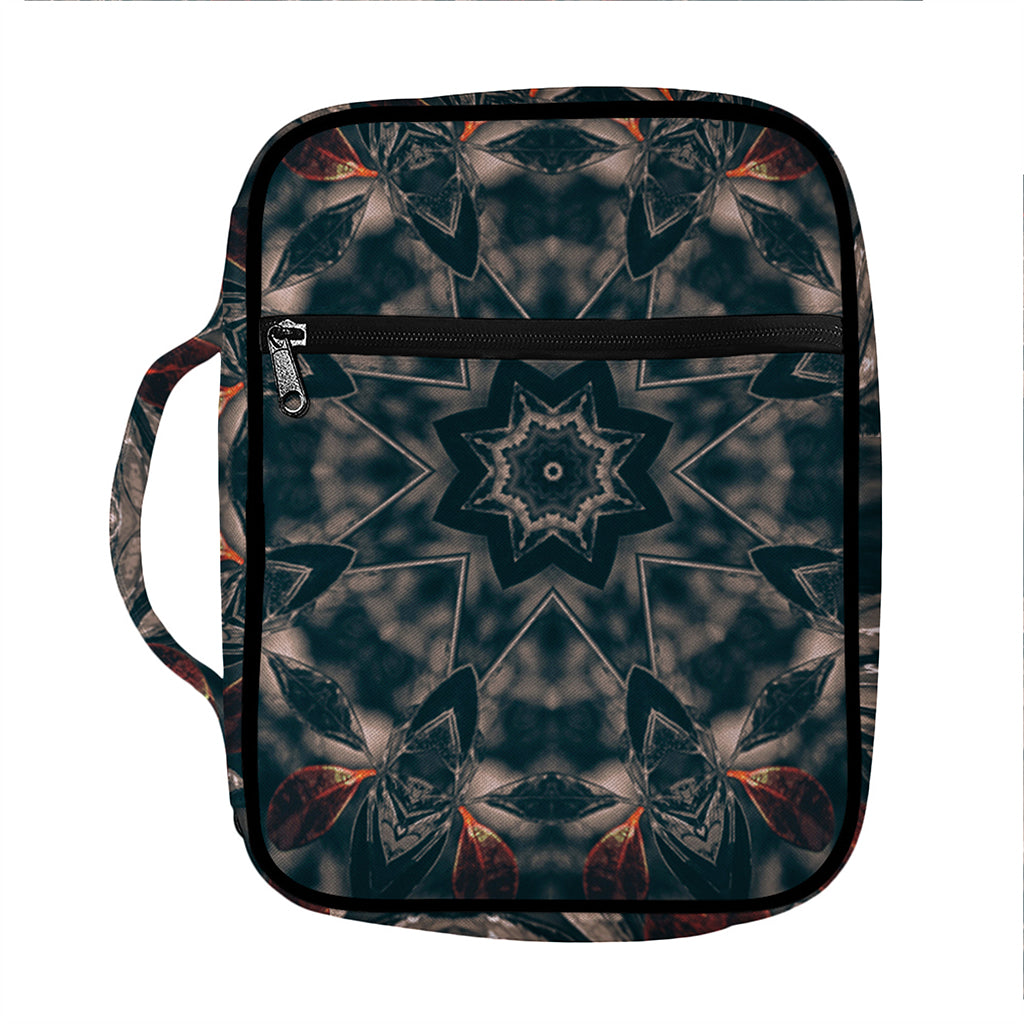 Vintage Kaleidoscope Print Front Pocket Bible Bag