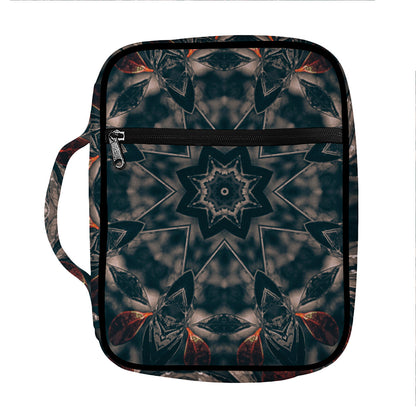 Vintage Kaleidoscope Print Front Pocket Bible Bag