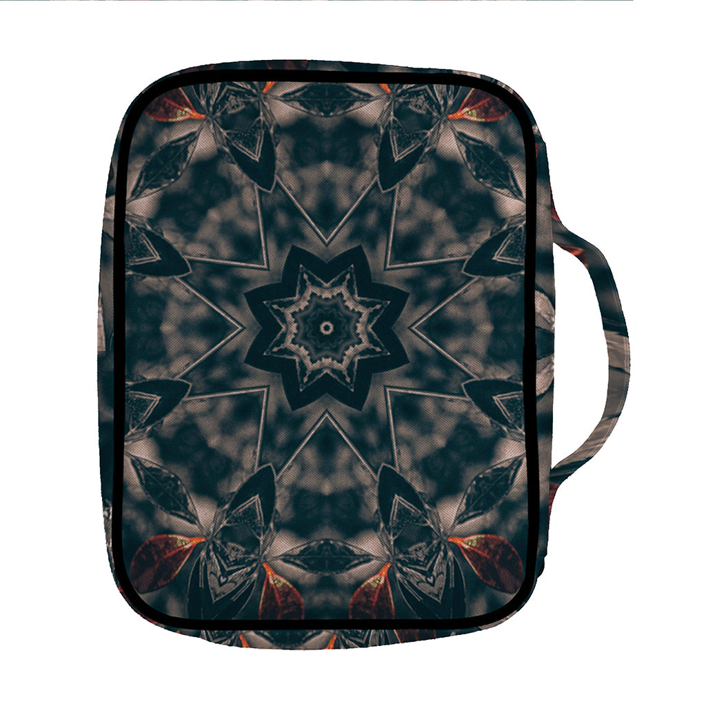 Vintage Kaleidoscope Print Front Pocket Bible Bag
