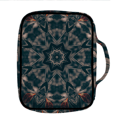 Vintage Kaleidoscope Print Front Pocket Bible Bag