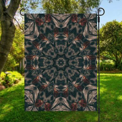 Vintage Kaleidoscope Print Garden Flag