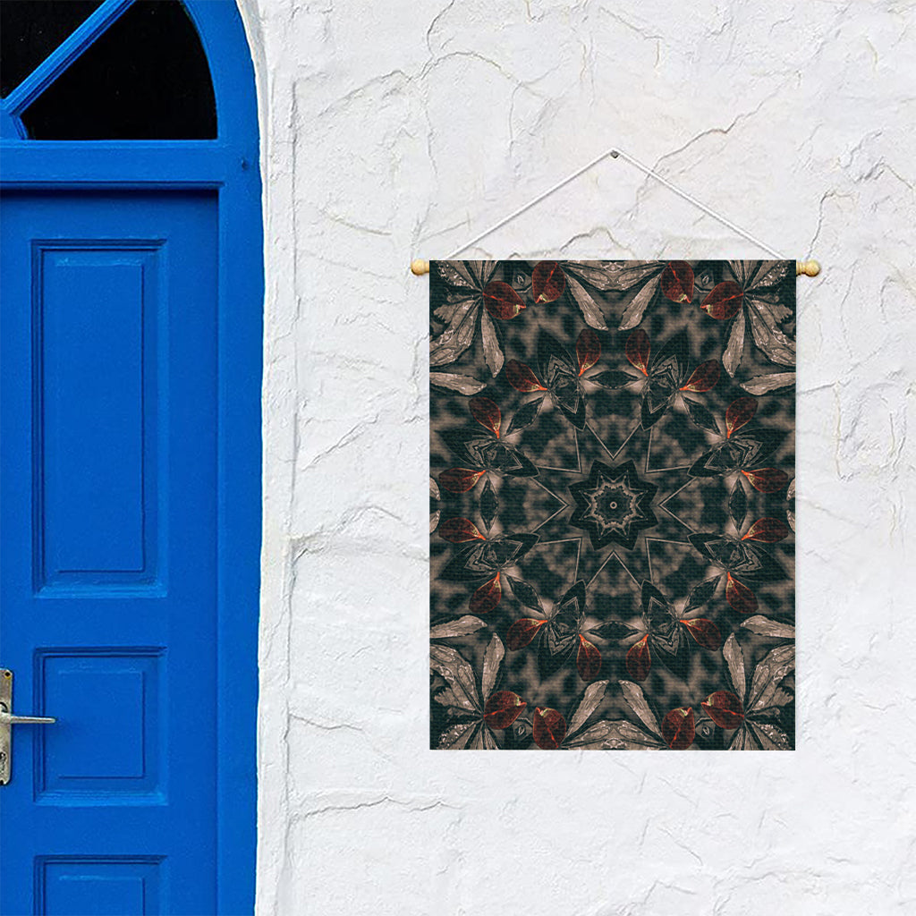 Vintage Kaleidoscope Print Garden Flag