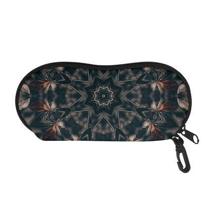 Vintage Kaleidoscope Print Glasses Case
