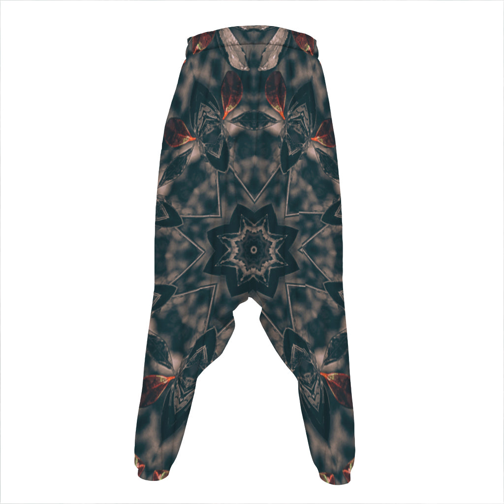 Vintage Kaleidoscope Print Hammer Pants