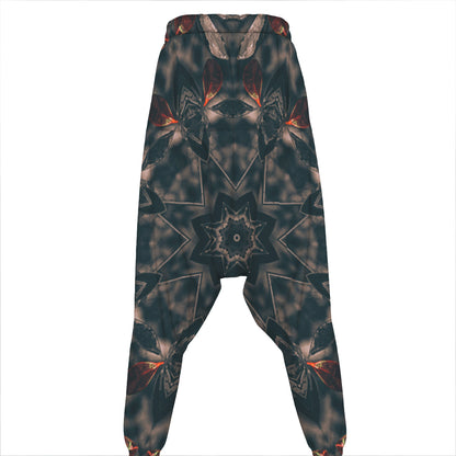 Vintage Kaleidoscope Print Hammer Pants