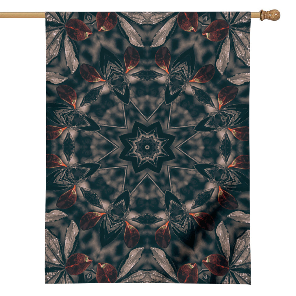 Vintage Kaleidoscope Print House Flag