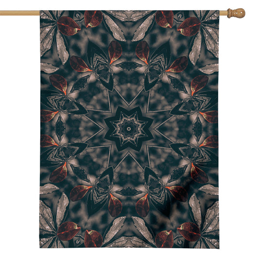 Vintage Kaleidoscope Print House Flag