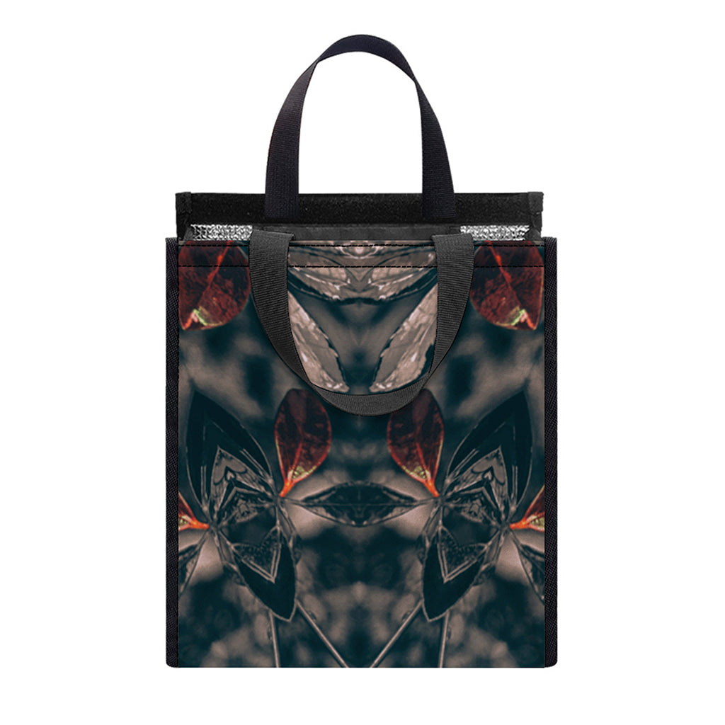Vintage Kaleidoscope Print Insulated Lunch Tote