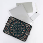 Vintage Kaleidoscope Print Laptop Sleeve