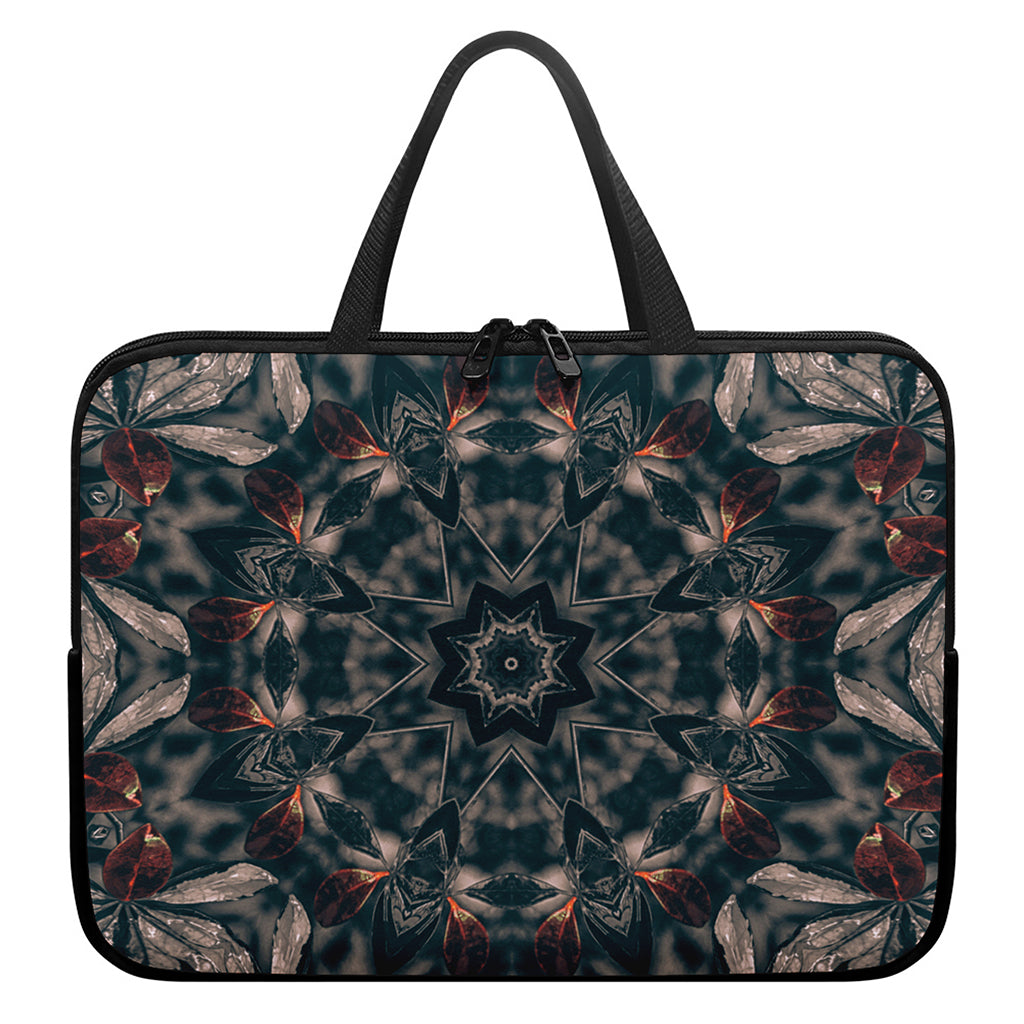 Vintage Kaleidoscope Print Laptop Sleeve With Handle