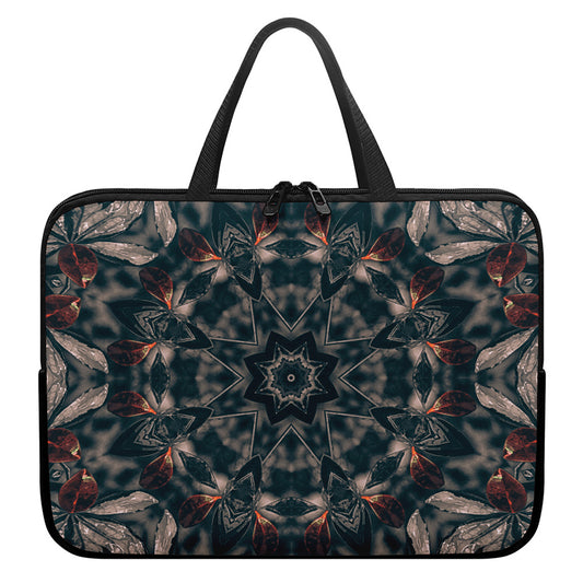 Vintage Kaleidoscope Print Laptop Sleeve With Handle