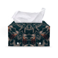 Vintage Kaleidoscope Print Leather Tissue Box Cover