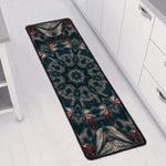 Vintage Kaleidoscope Print Long Kitchen Mat