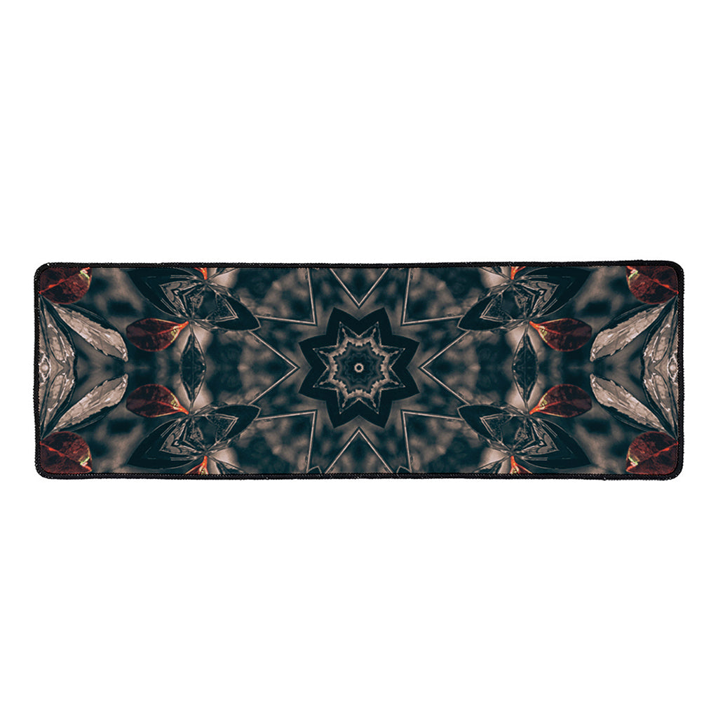 Vintage Kaleidoscope Print Long Kitchen Mat