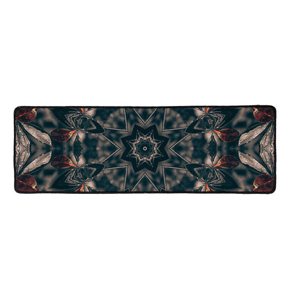 Vintage Kaleidoscope Print Long Kitchen Mat