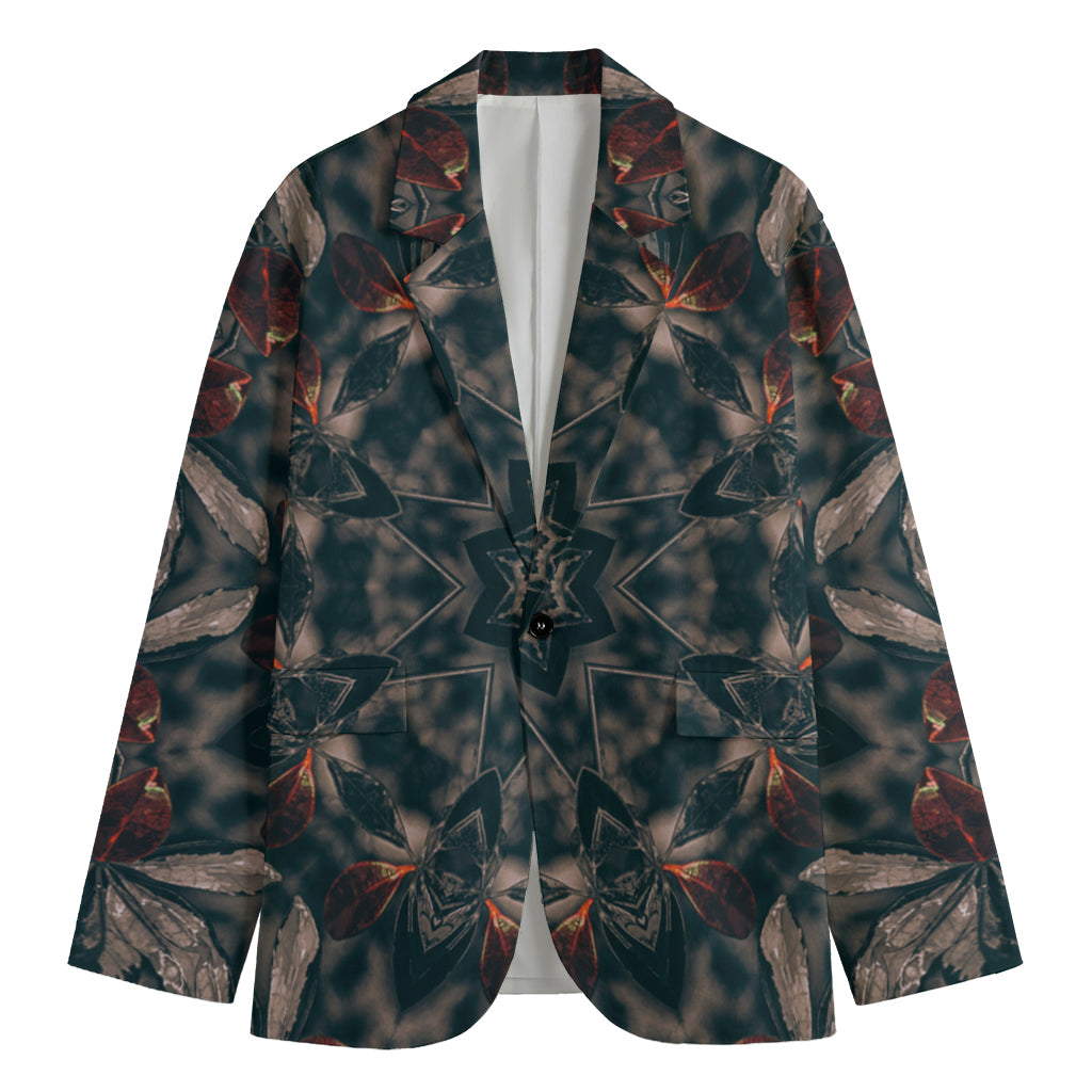 Vintage Kaleidoscope Print Men's Blazer
