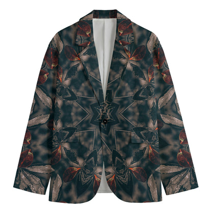 Vintage Kaleidoscope Print Men's Blazer