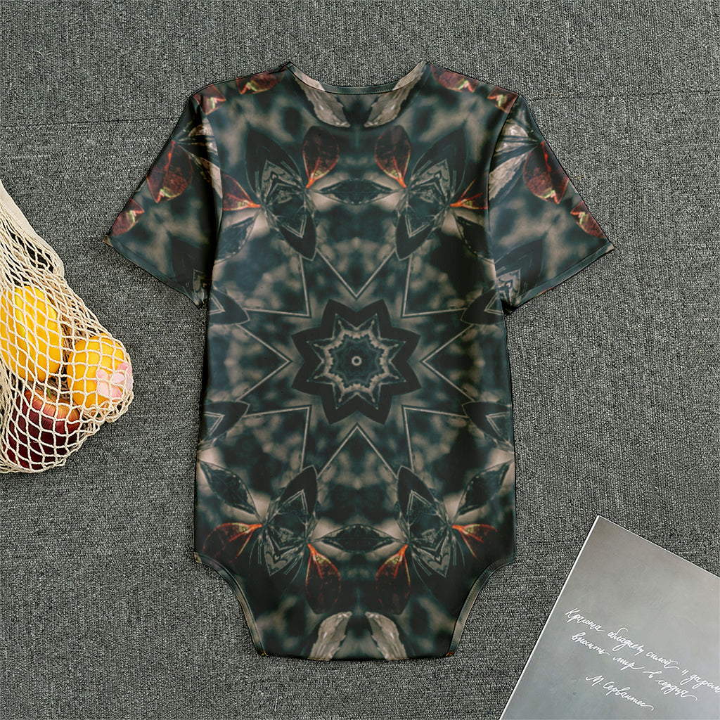 Vintage Kaleidoscope Print Men's Bodysuit
