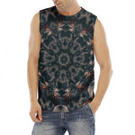 Vintage Kaleidoscope Print Men's Fitness Tank Top