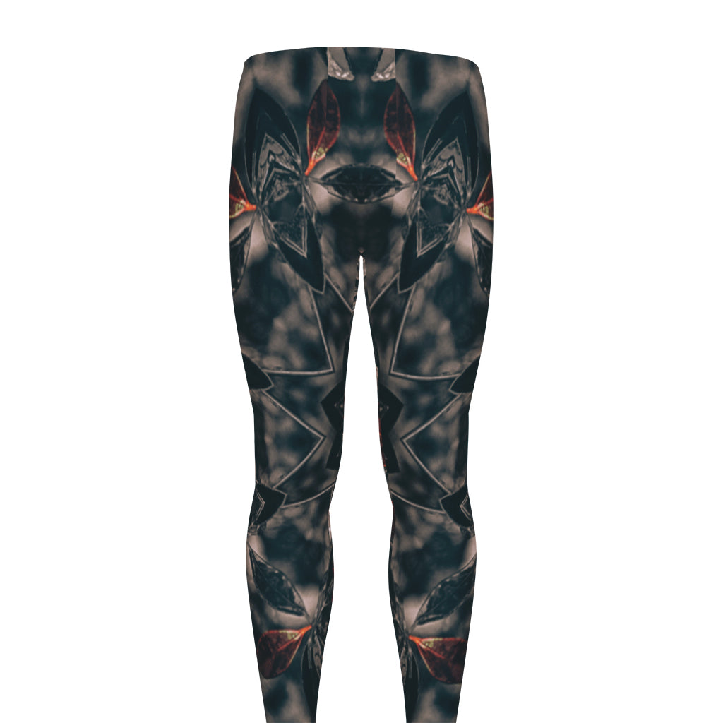 Vintage Kaleidoscope Print Men's leggings